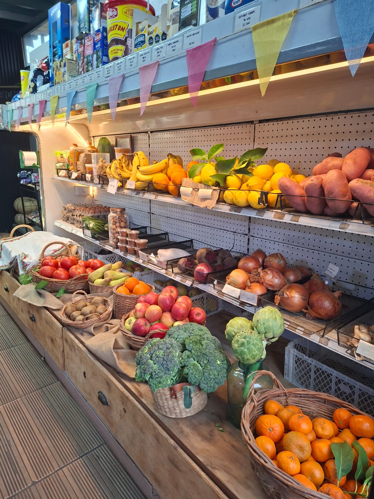 Frutas y verduras seleccionadas